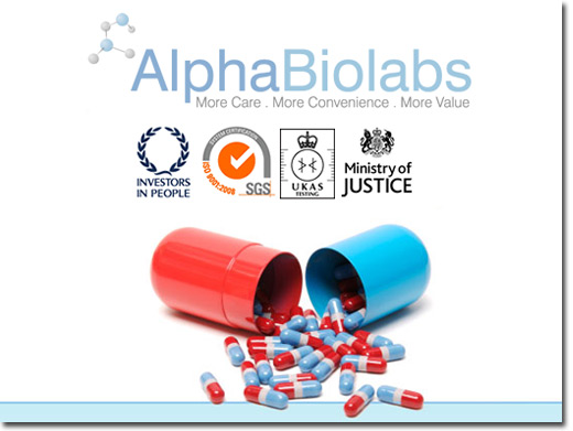 http://www.alphabiolabs.com website