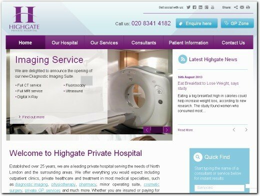 http://www.highgatehospital.co.uk/ website